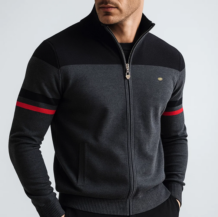 ROBERT| SWEAT COLORBLOCK AVEC ZIP