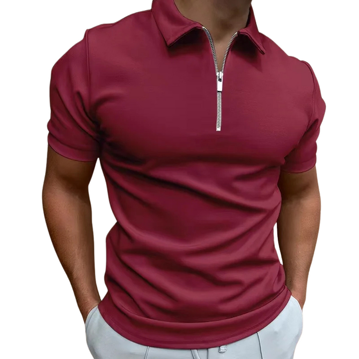 NATHAN | POLO MODERNE AVEC ZIP MI-HAUT
