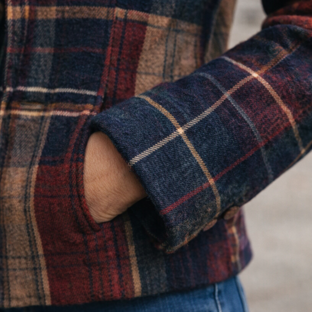 Mariel | Veste à Carreaux Alliant Chaleur et Style Urbain Intemporel