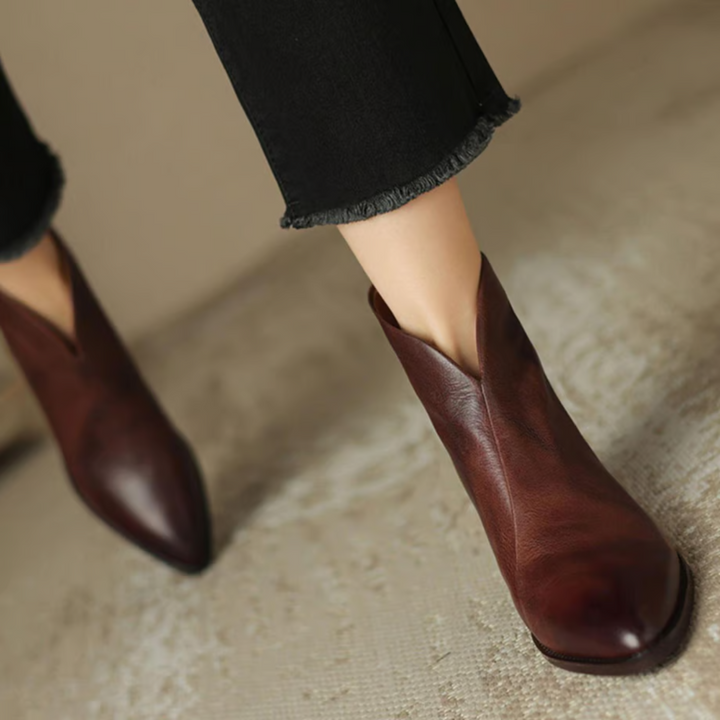 Annie | Bottines Élégantes en Cuir