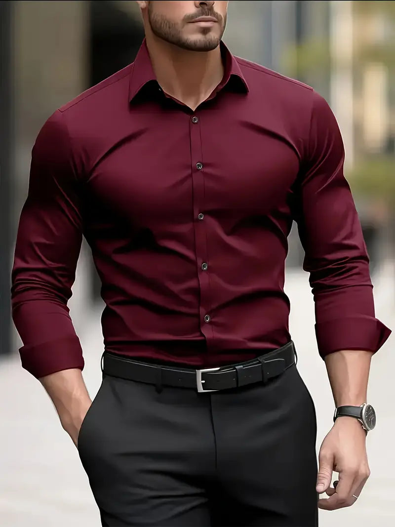 ANTHONY | CHEMISE RESPIRANTE À MANCHES LONGUES