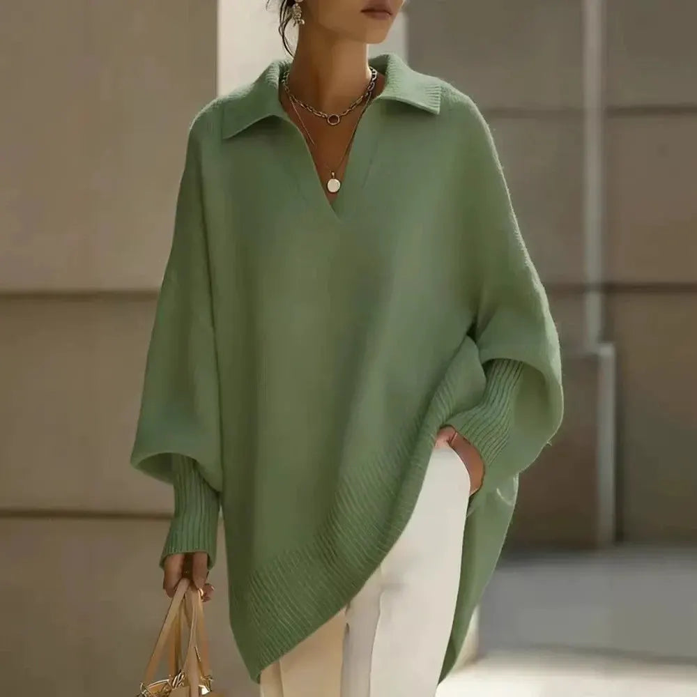 Tina | Pull Uni et Elégant
