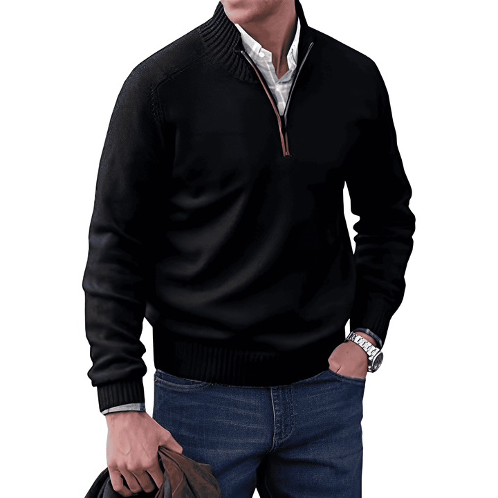 SETH | PULL EN MAILLE ZIPPÉ