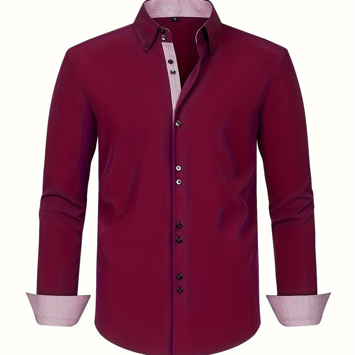 SONNY | CHEMISE ÉLÉGANTE LÉGÈRE AVEC DÉTAILS CONTRASTÉS