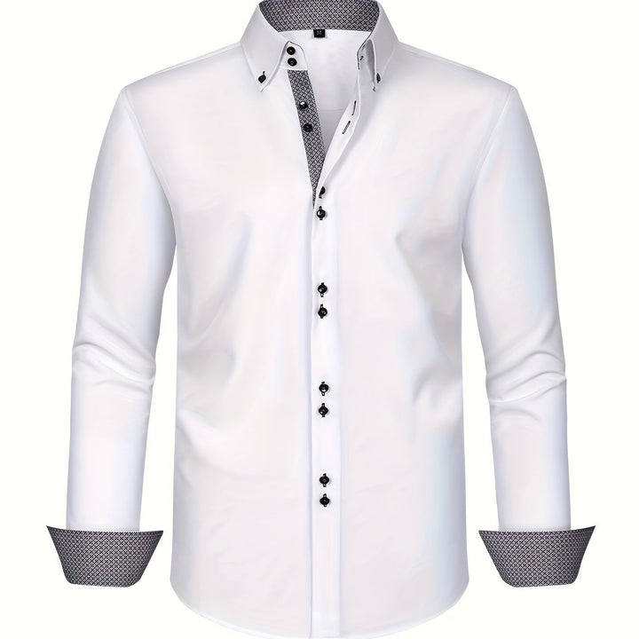 SONNY | CHEMISE ÉLÉGANTE LÉGÈRE AVEC DÉTAILS CONTRASTÉS