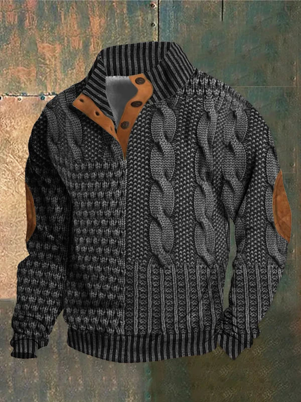 IVO | PULLOVER CHAUD À MOTIF