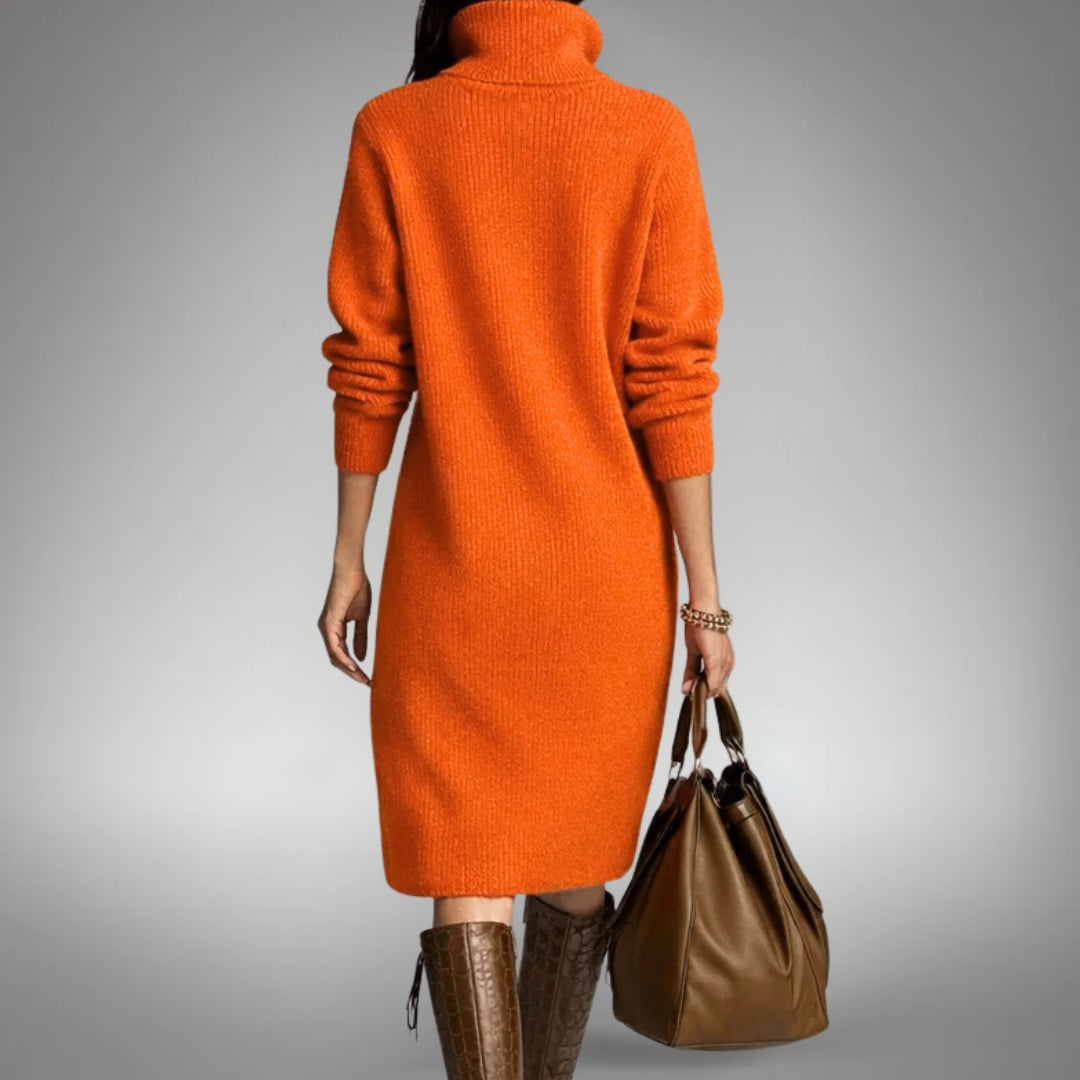 Marianne | Robe en Tricot Douce Avec Boutons