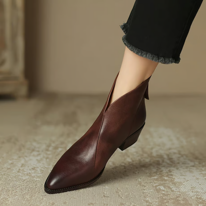 Annie | Bottines Élégantes en Cuir