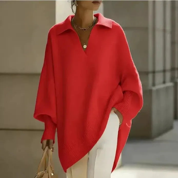 Tina | Pull Uni et Elégant