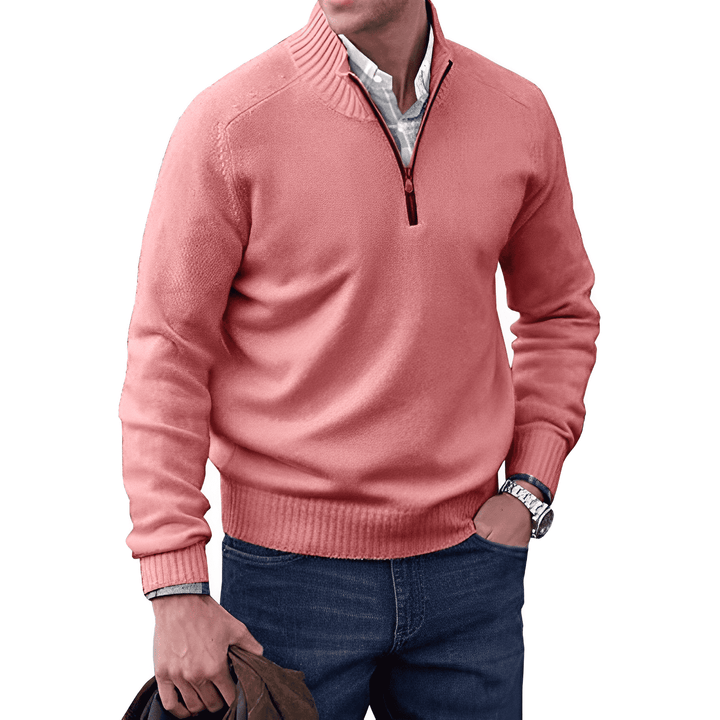 SETH | PULL EN MAILLE ZIPPÉ