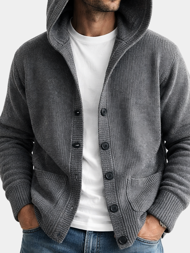 MORGAN | CARDIGAN À CAPUCHE EN MAILLE
