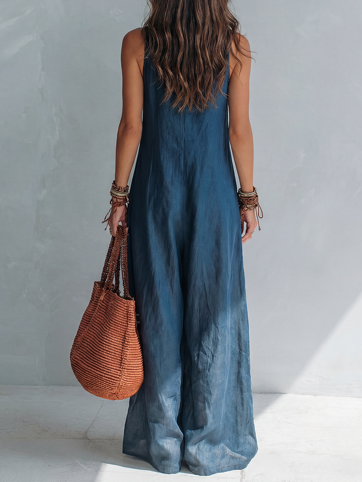 Celine | Combinaison Large avec Poches Fonctionnelles
