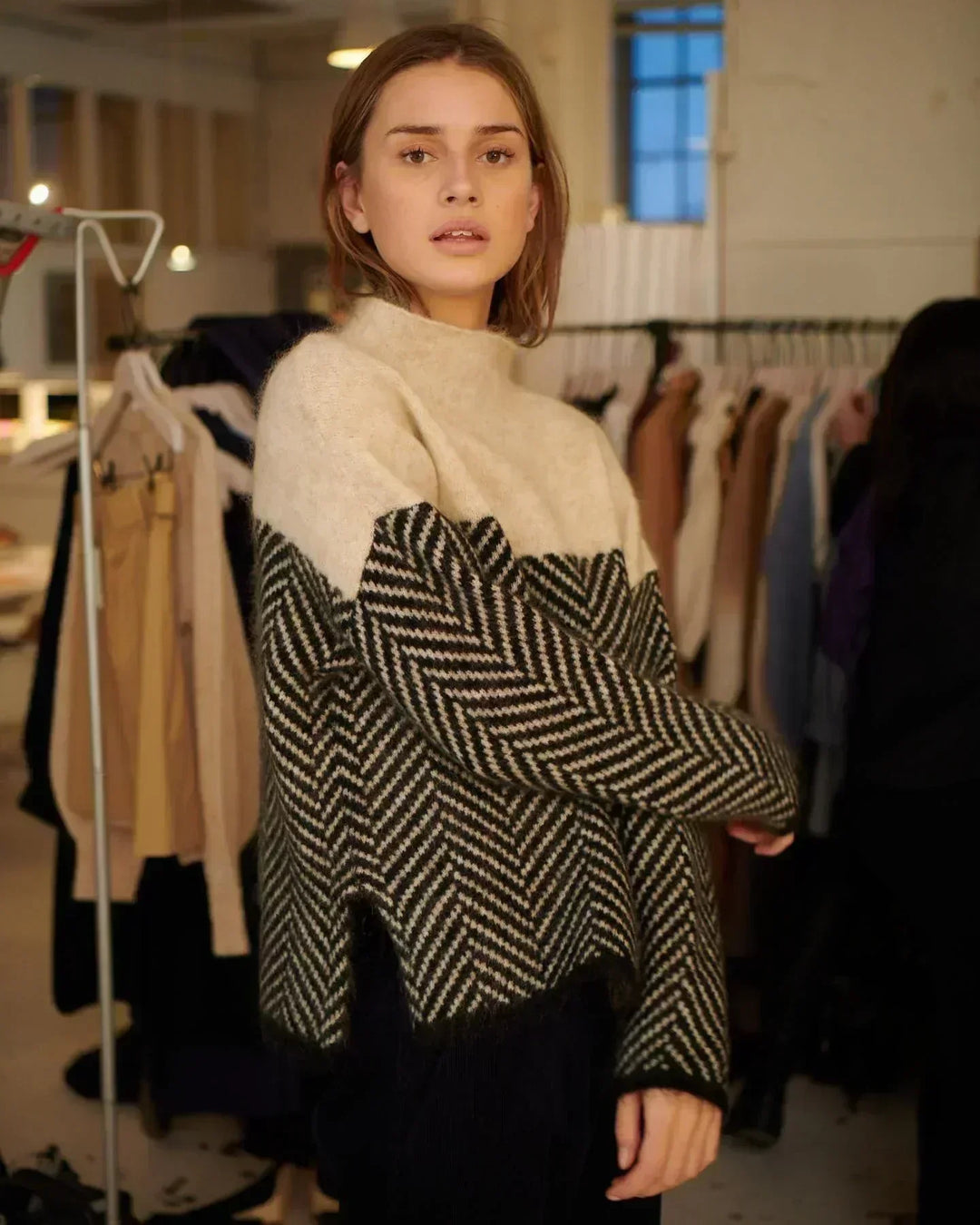 Eva | Pull Tricot Texturé Confortable