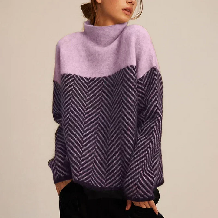 Eva | Pull Tricot Texturé Confortable