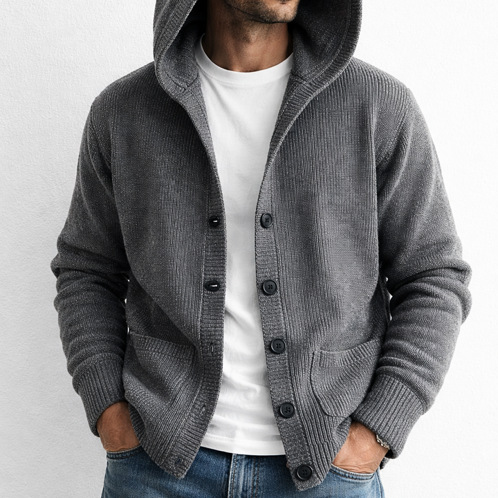 MORGAN | CARDIGAN À CAPUCHE EN MAILLE