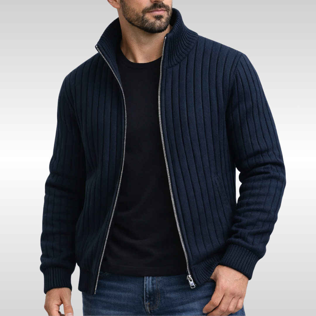 LMARCUS | GILET ZIPPÉ ÉLÉGANT CLASSIQUE
