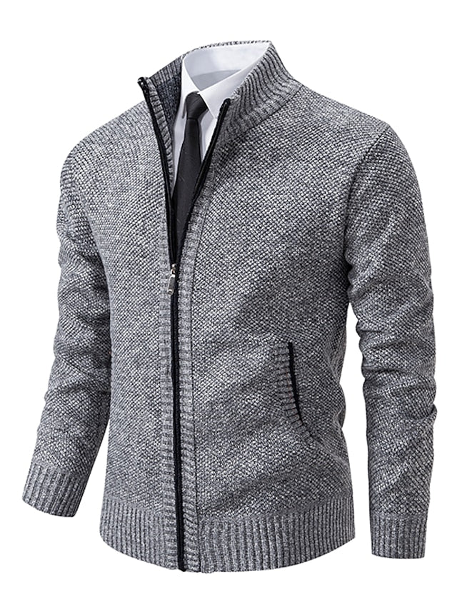 Carl | Cardigan Zippé à la Coupe Ample