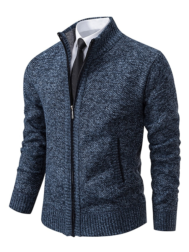 Carl | Cardigan Zippé à la Coupe Ample