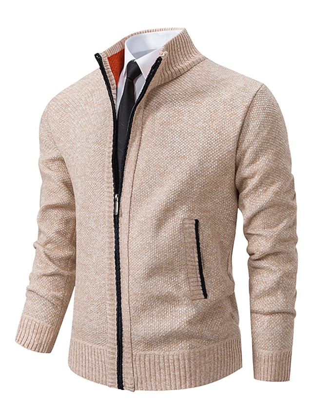 Carl | Cardigan Zippé à la Coupe Ample