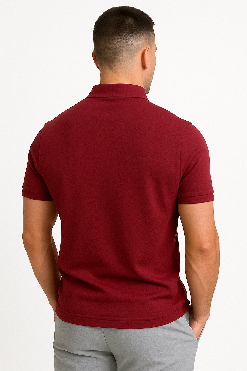NATHAN | POLO MODERNE AVEC ZIP MI-HAUT