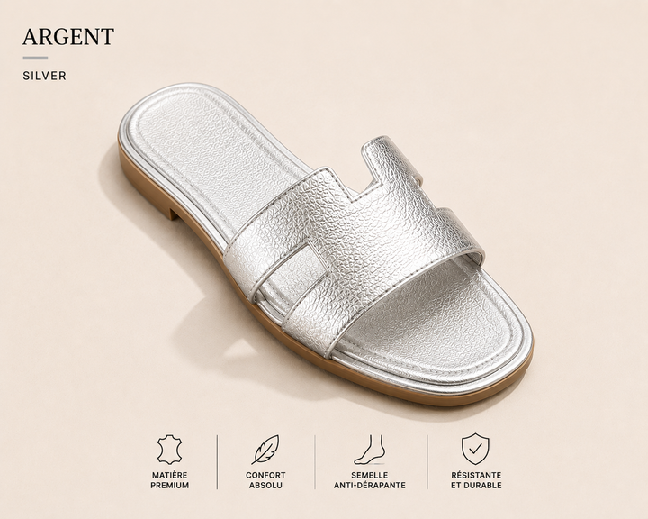 Lorraine | Sandales Plates Pour au Style Estival et Élégant