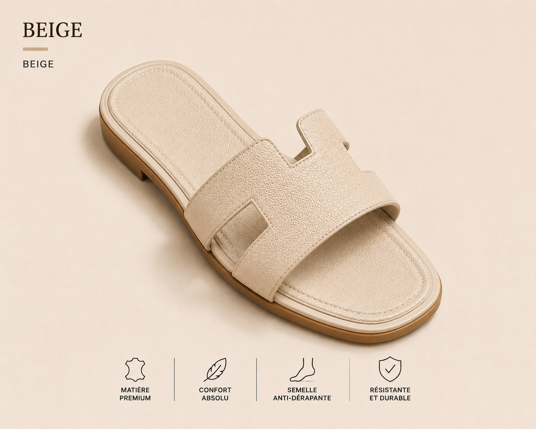 Lorraine | Sandales Plates Pour au Style Estival et Élégant
