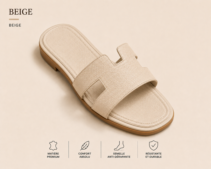 Lorraine | Sandales Plates Pour au Style Estival et Élégant