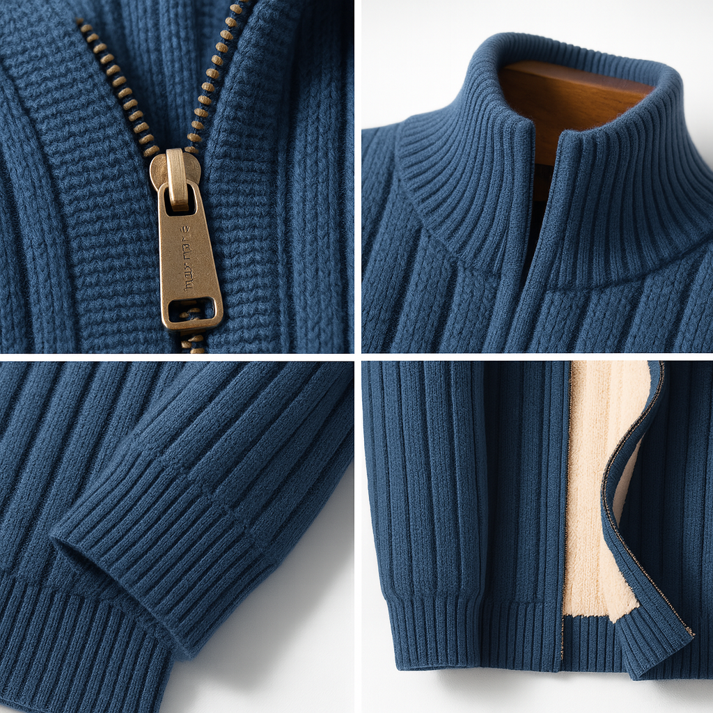 KEN | CARDIGAN ÉLÉGANT ET MODE AVEC ZIP