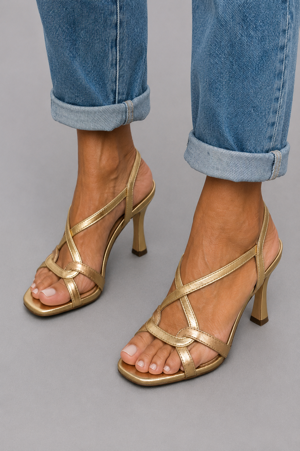 Aurelia | Talons Charmants d'Été Doré