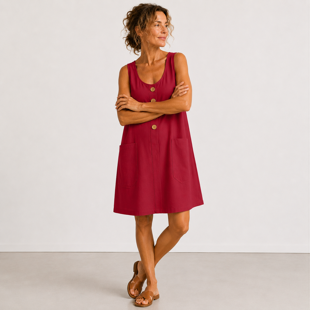Mandy | Robe en Coton et Lin
