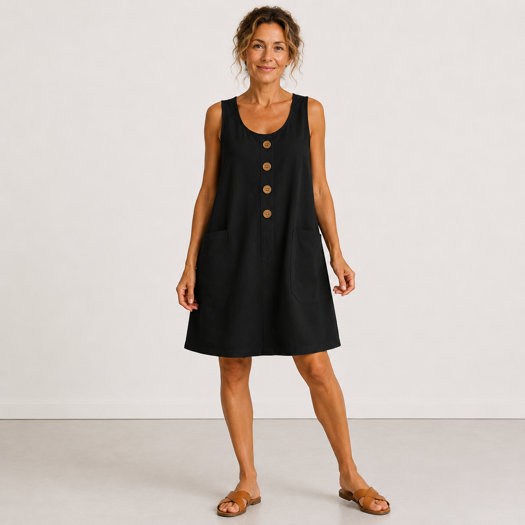 Mandy | Robe en Coton et Lin