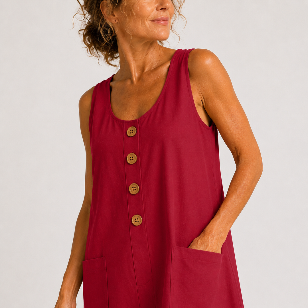 Mandy | Robe en Coton et Lin