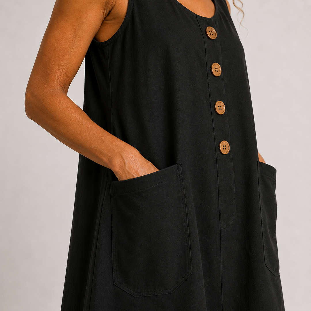 Mandy | Robe en Coton et Lin