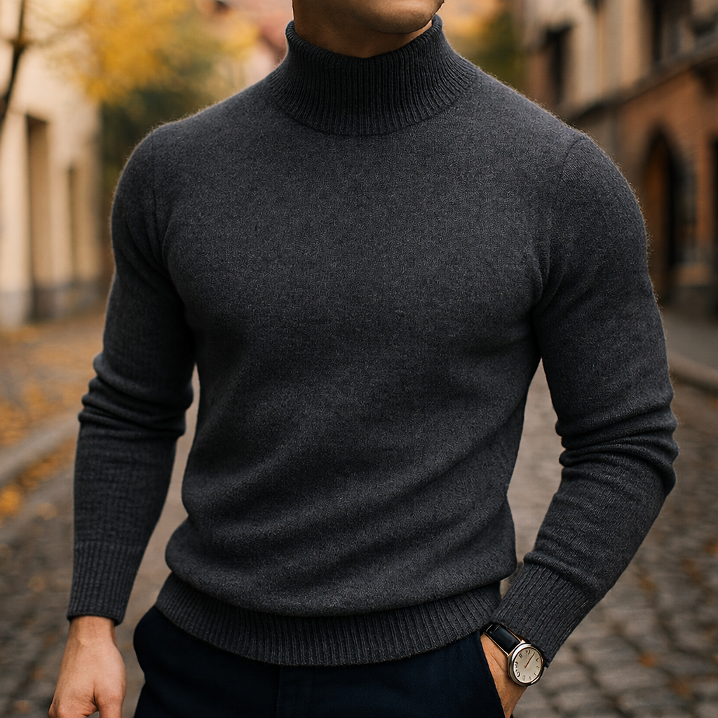 REX | PULL À COL EN LAINE