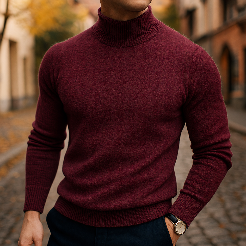 REX | PULL À COL EN LAINE