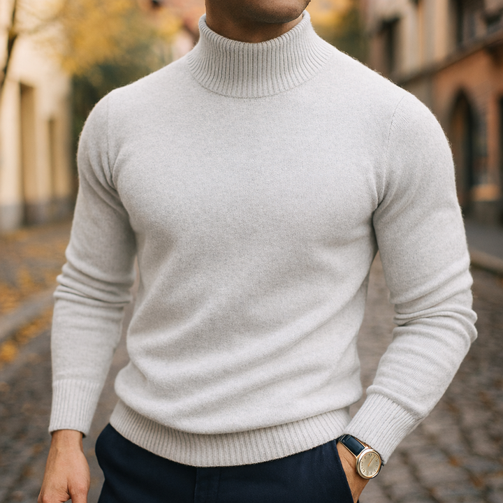 REX | PULL À COL EN LAINE