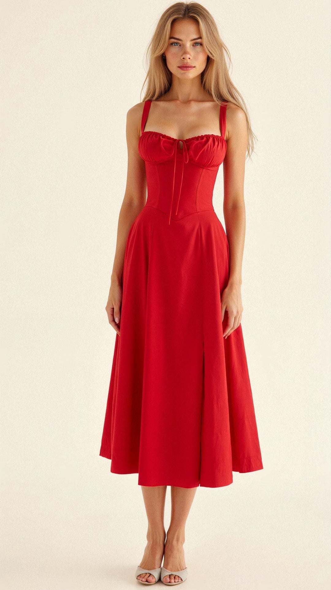Selena | Robe Midi Fleurie