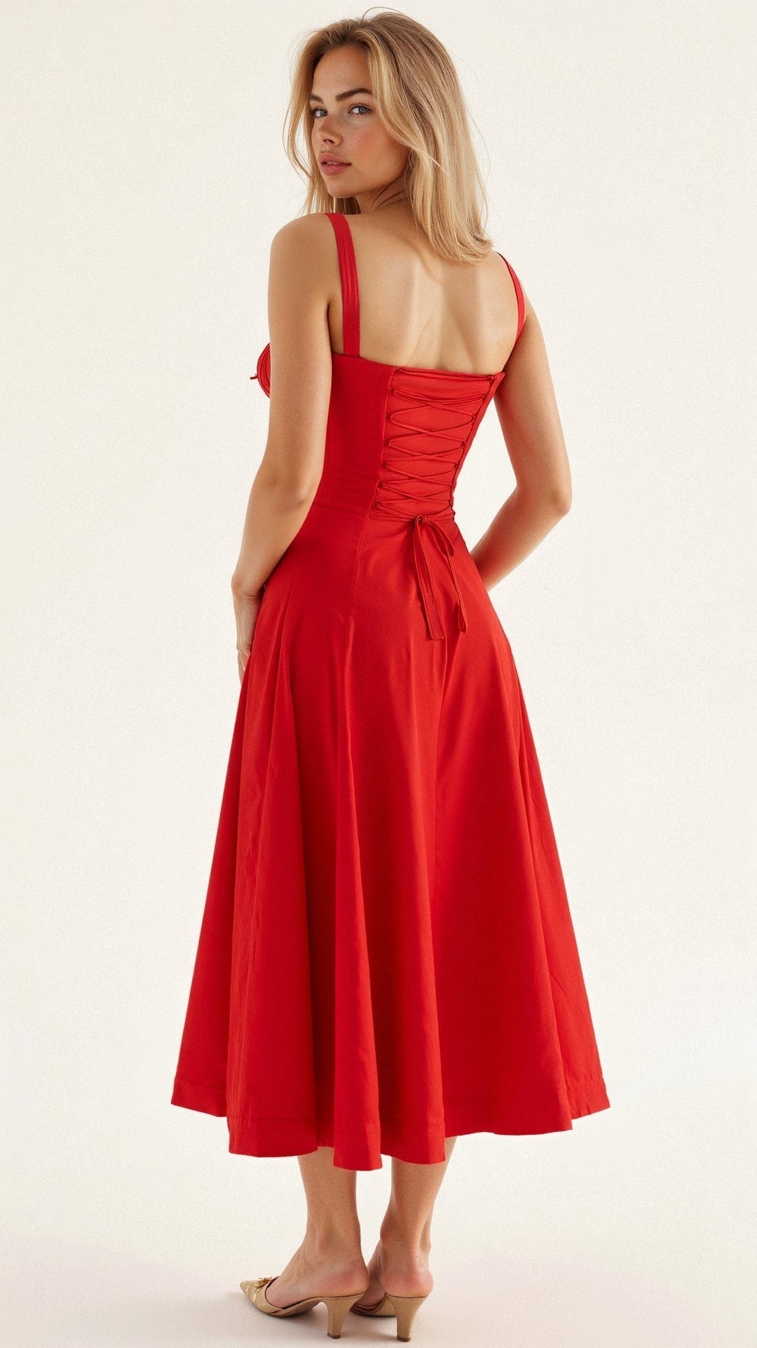Selena | Robe Midi Fleurie