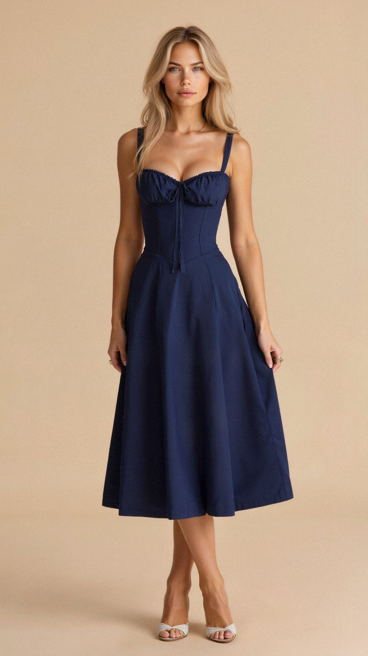 Selena | Robe Midi Fleurie