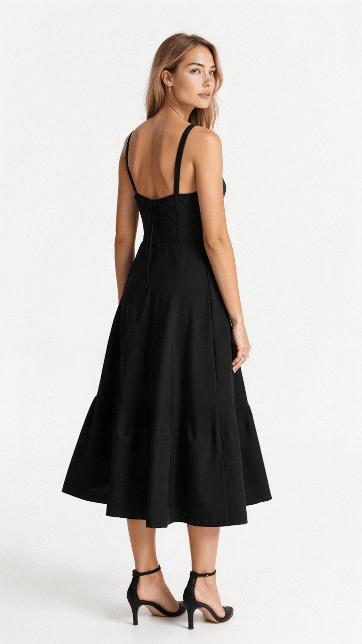 Selena | Robe Midi Fleurie