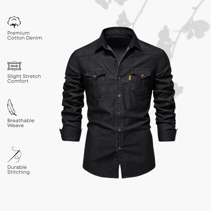 ARIES | CHEMISE EN DENIM POUR HOMME