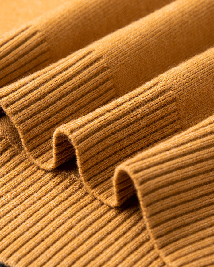TYSON | PULL EN V EN FIBRES NOBLES