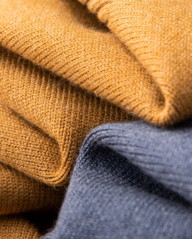 TYSON | PULL EN V EN FIBRES NOBLES