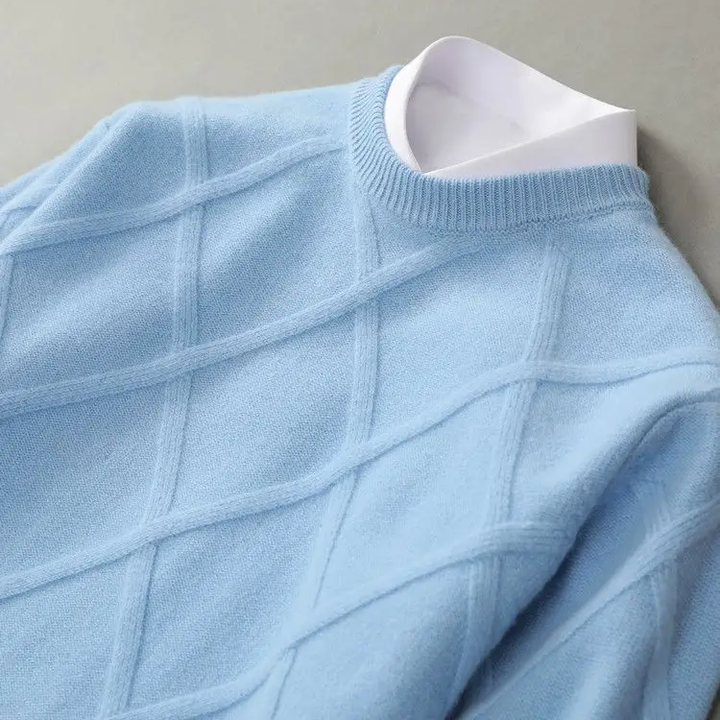 GERALD | Pull Argyle en Cachemire