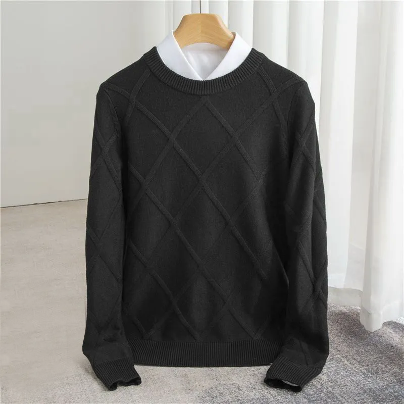 GERALD | Pull Argyle en Cachemire