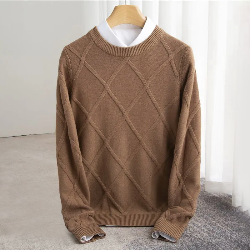 GERALD | Pull Argyle en Cachemire