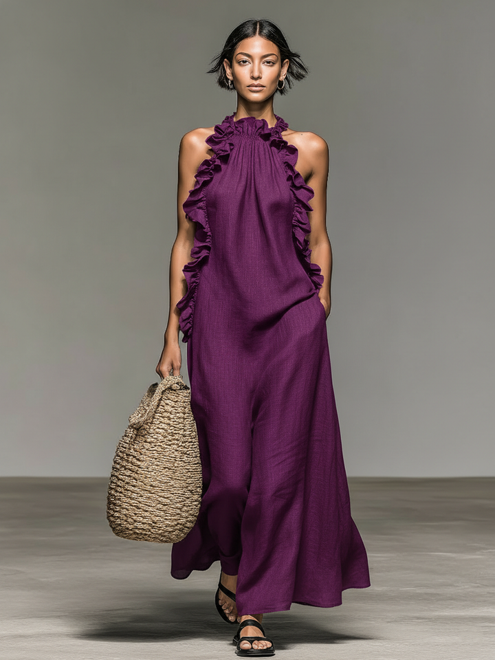 Luna | Robe Maxi avec Poches