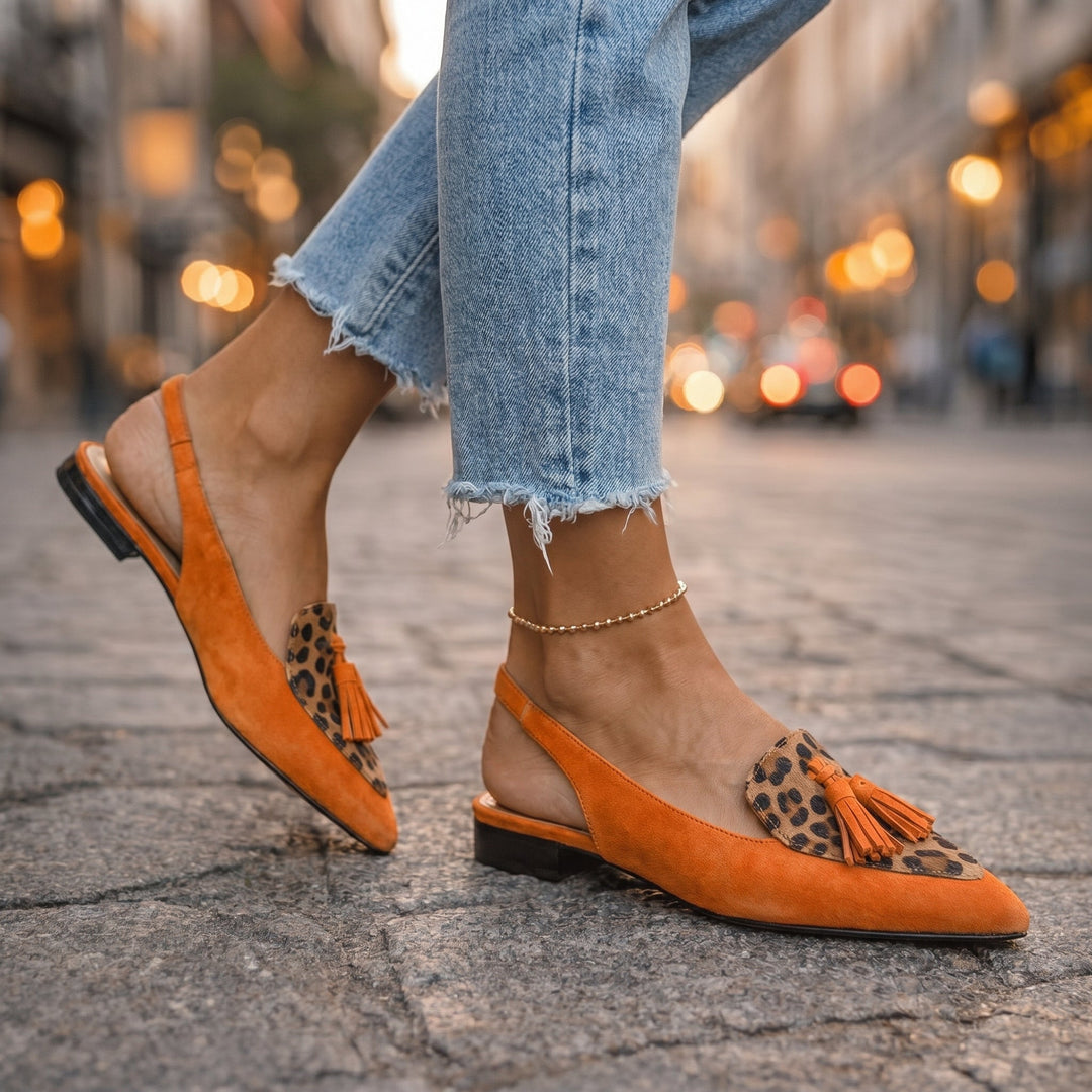 Eliza | Sandales à Franges à Lanières