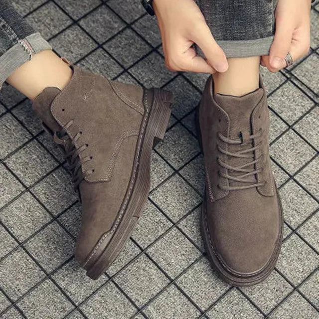 Adrian | Bottines Classiques en Daim à Lacets