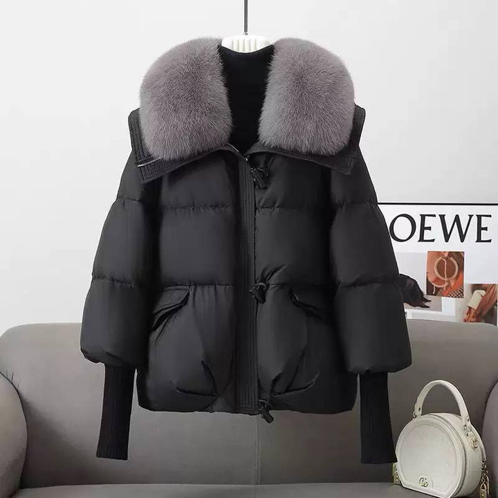 Mathilde | Doudoune Oversize à Motif Matelassé